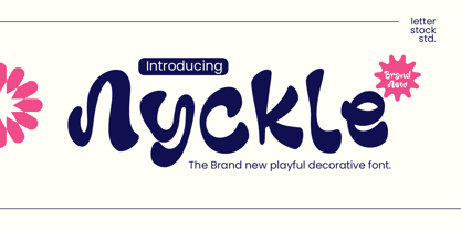 Nyckle Font Poster 1