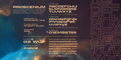 Proscenium Serif Font Poster 3