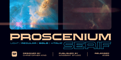 Proscenium Serif Font Poster 1