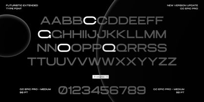 GC Epic Pro Vol.II Font Poster 2
