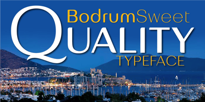 Bodrum Sweet Font Poster 11