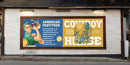 Brokense Cowboy Font Poster 9