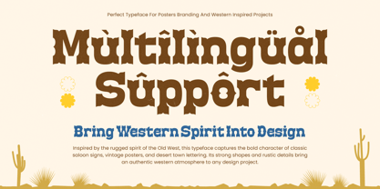 Brokense Cowboy Font Poster 11