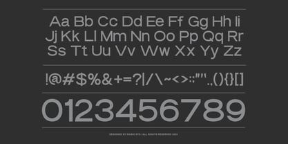 Jamonira Font Poster 2