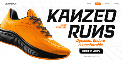 Sport Event Font Poster 6