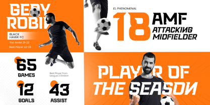 Sport Event Font Poster 2