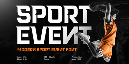 Sport Event Font Poster 1
