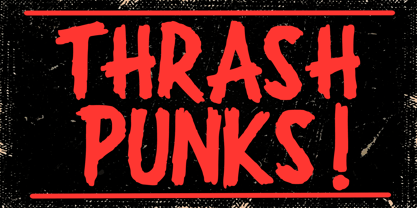 Rage Guerilla Font Poster 4