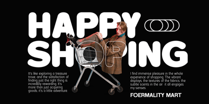 Foermality Rounded Variable Font Poster 8