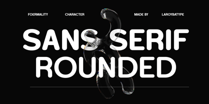 Foermality Rounded Variable Font Poster 10
