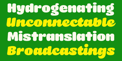 Brisna Font Poster 2