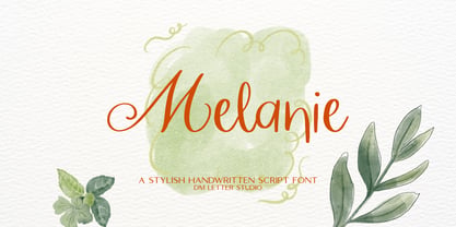 Melanique Font Poster 1