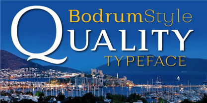 Bodrum Style Font Poster 11