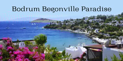 Bodrum Style Font Poster 5