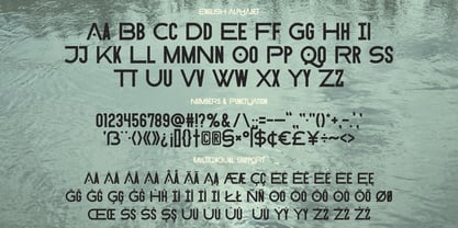 Lakescape Font Poster 3