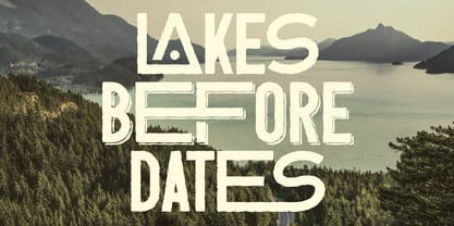 Lakescape Font Poster 2