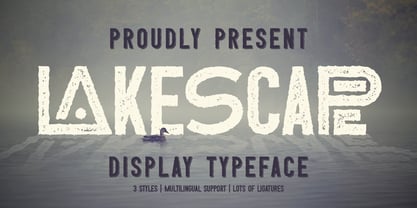 Lakescape Font Poster 1