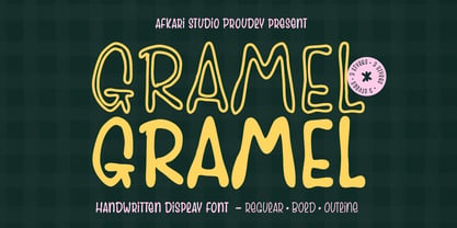 Gramel Font Poster 1