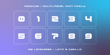Prodicos Font Poster 12