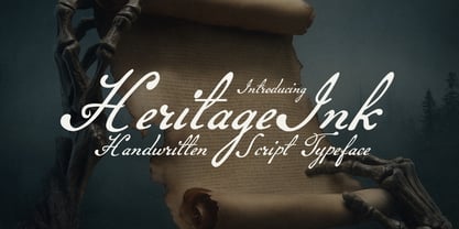 Heritage Ink Font Poster 1