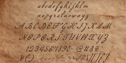 Heritage Ink Font Poster 2
