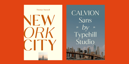 Calvion Sans Font Poster 7