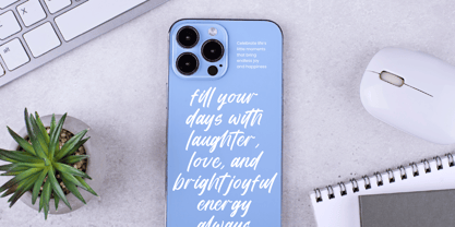April Pearl Font Poster 2