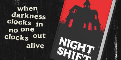 Midnight Ooze Font Poster 7
