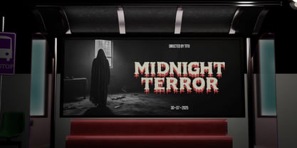 Midnight Ooze Font Poster 6