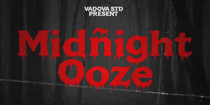 Midnight Ooze Font Poster 1