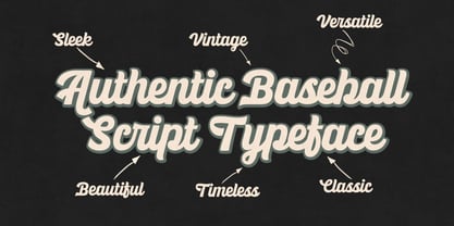 Ballpark Beauty Font Poster 11