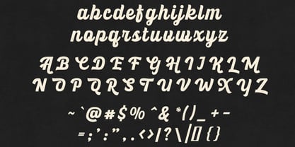 Ballpark Beauty Font Poster 3