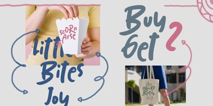 Rooster Doodle Font Poster 6