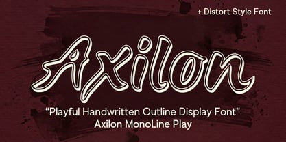 Axilon Font Poster 1