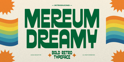 Mereum Dreamy Font Poster 1