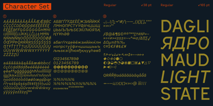 Cluster Edge Font Poster 7