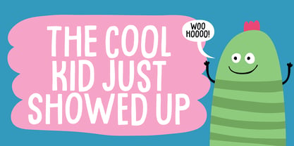 Quite Blue Font Poster 5