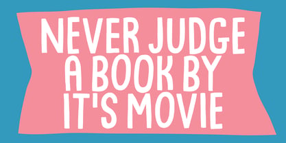 Quite Blue Font Poster 6