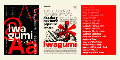 Iwagumi Sans Font Poster 10