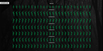 Brythor Font Poster 12