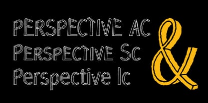 Perspective Sans Font Poster 2