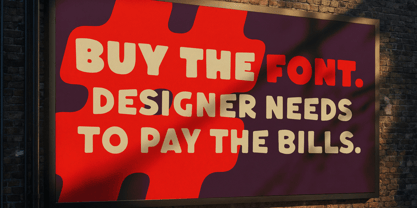 Bakerman Blur Font Poster 3