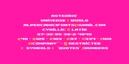 Gaming Font Poster 6