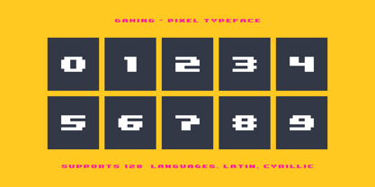 Gaming Font Poster 5