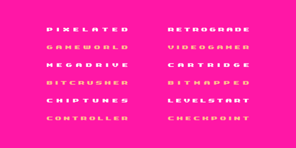 Gaming Font Poster 10
