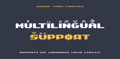 Gaming Font Poster 8