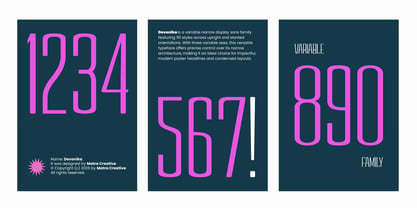 Devonika Variable Font Poster 10