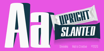 Devonika Variable Font Poster 15