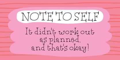 Always Think Twice Font Poster 7