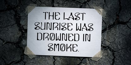 MC Sunomresub Font Poster 3